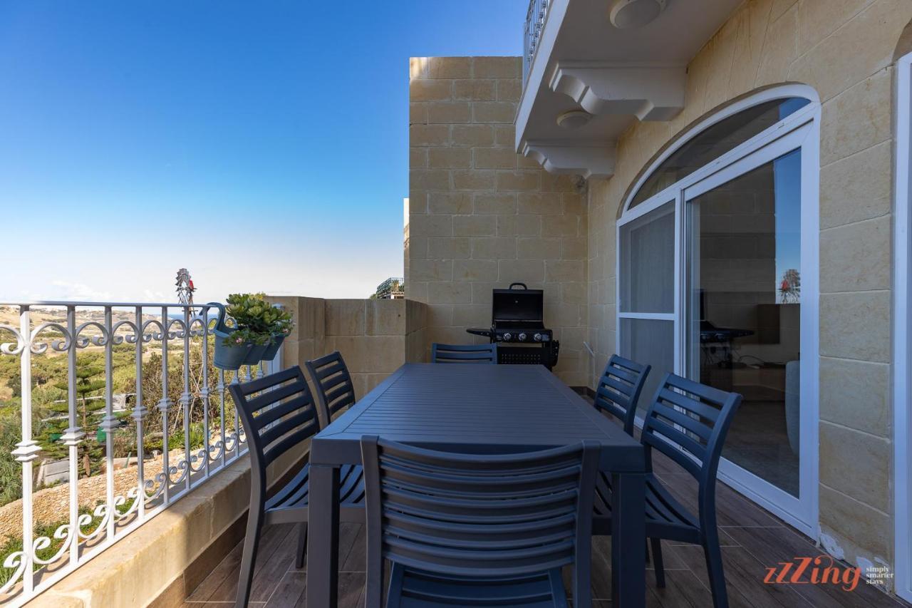 Gozo - Apartment With Stunning Views & Shared Pool Xagħra المظهر الخارجي الصورة