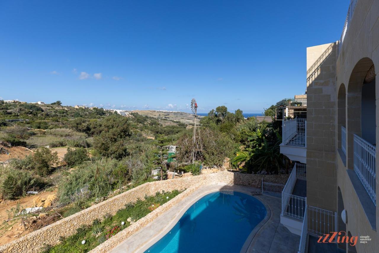 Gozo - Apartment With Stunning Views & Shared Pool Xagħra المظهر الخارجي الصورة