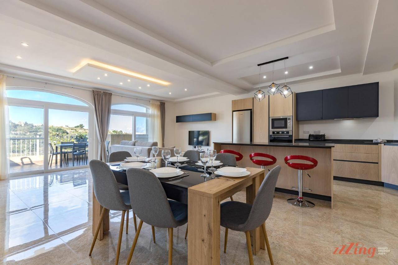 Gozo - Apartment With Stunning Views & Shared Pool Xagħra المظهر الخارجي الصورة
